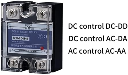 Дембит 40DA Реле за единечна состојба на цврста состојба со топлински мијалник DC Control AC 40A Безбедно и издржливо реле за цврста