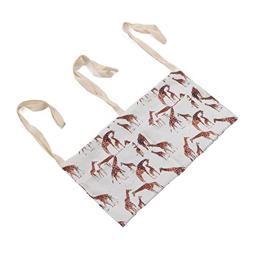 Торба за чување креветчиња за креветчето за перење 2 џебови печатени памучни wallидови