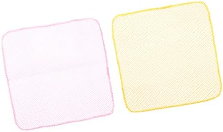 Hanabass 2pcs крпи за пешкири кои можат да се користат розови крпи Дома за миење садови за миење чистење, полиестер за домаќинство, тешки