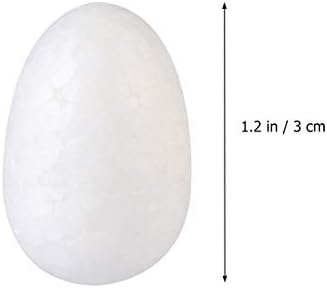 Белајард бела пена 50 парчиња сликарство јајце DIY Велигденски декор јајце за деца занаетчиски занаетчиски занаети занаетчиски занаетчиски