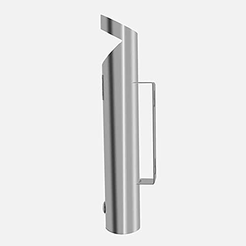 NYKCPJMW Wallид монтиран на отворено челик од не'рѓосувачки челик задникот за задник 2L 2L Отворен wallиден пепелник Голем wallиден пепелник со заклучување и анти-низа