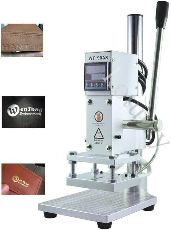 Комерцијална машина за печат на фолија топлина притиснете бронзинг држач за хартија дрво кожа лого втиснување на бронзирање машина -