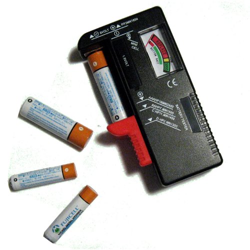 2 Х Тестер На Напон На Батеријата Check/ААА/Ц/Д/9В Универзална Проверка На Моќноста На Оптоварувањето На Ќелијата