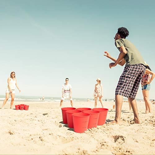 Pода Јард Понг-Џиновски Дворни Игри Поставени На Отворено За Плажа, Кампување, Тревник и Двор