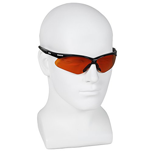 Безбедносни очила Kleenguard V30 Nemesis, леќи со бакар со сина штит со црна рамка, 12 пара / случај