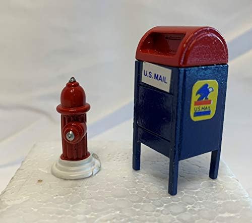 Одделение 56 Хидрант за пожар во кутија со пошта - сет од 2