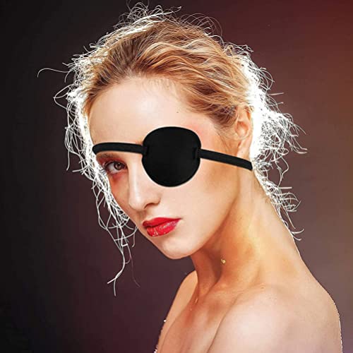 Исценета 3Д црно очите лепенка: Прилагодливо единечно очите лепенка возрасно дете страбизам амблиопија корекција преносни деца маски за очи ги опфаќа мрзливите за