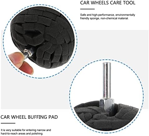 Сунѓер за Чистење Сунѓери За Миење Автомобили Полирање На Тркала: 5 парчиња Големи Сунѓери За Чистење Подлога За Полирање Четка За Мултифункционални