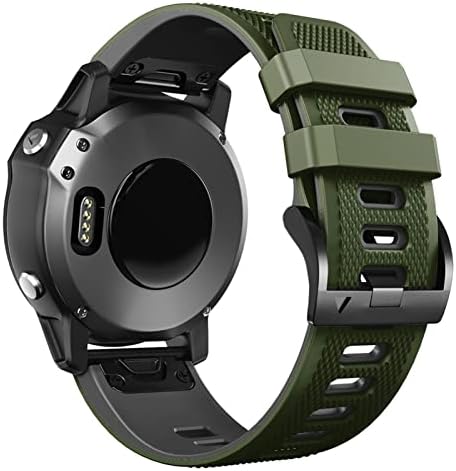 Vevel 22 26mm QuickFit Watch Watch Strap за Garmin Fenix ​​7 7x 6 6x Pro 5x 5 Plus 3 3HR Forerunner 935 945 Брзо издание Силиконски