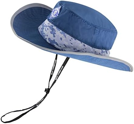 Бумби риболов А01 Сонце капа - УПФ 50 капа за заштита од сонце, капи за корпи за мажи, риболов капа широко преклопна летна капа