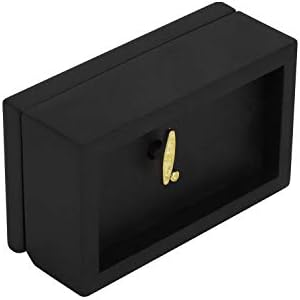 Laxury црна дрвена музичка кутија злато-позлатена музичко движење ветер Механизам музички подарок за роденден, Денот на вineубените, годишнина