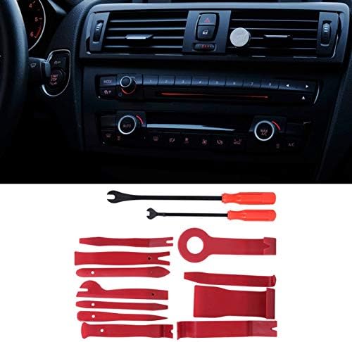 13 парчиња Професионален Автомобил Внатрешен Аудио Радио Панел Мултифункционален Комплет За Расклопување Монтажа За Отстранување Алатки