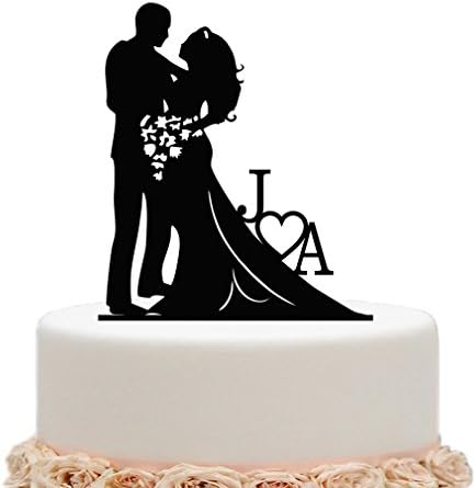 Ивиси Персонализирана свадбена торта Топер смешна декорација на младоженецот за невеста