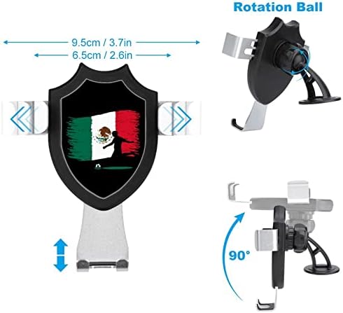 Мексикански фудбалер автомобил телефонски монтирање на рацете бесплатни воздушни вентилатори на мобилни телефони компатибилен со паметен телефон