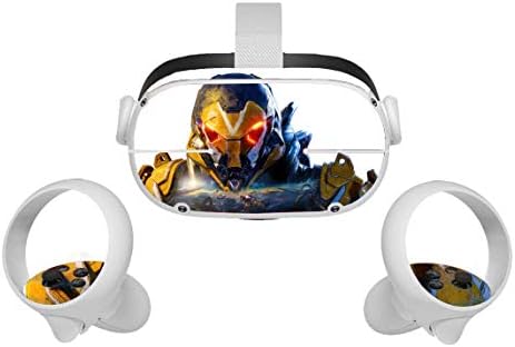 Акција-RPG снимање на налепници за видео игри Кожа за Oculus Quest 2, VR слушалки и контролори налепници заштитни додатоци за декларации