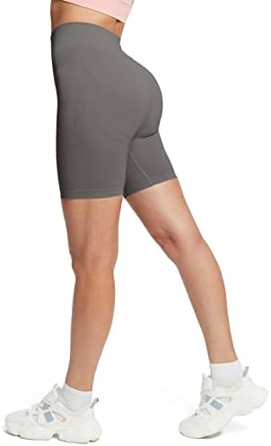 Baleенски женски лесни велосипедисти шорцеви со високи тренинзи за вежбање шорцеви за вежбање фитнес шорцеви