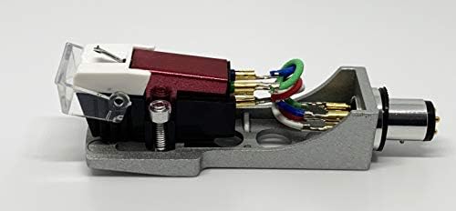 Кертриџ и стилус, конусна игла и сребрена глава со завртки за монтирање за Stanton T55 USB, T52, Str820, T50, Str850, T120C, T90 USB