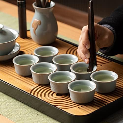 Ganfanren kung fu чај сет преносен сет со отворено парче патување дома чај сет канцелариски бизнис