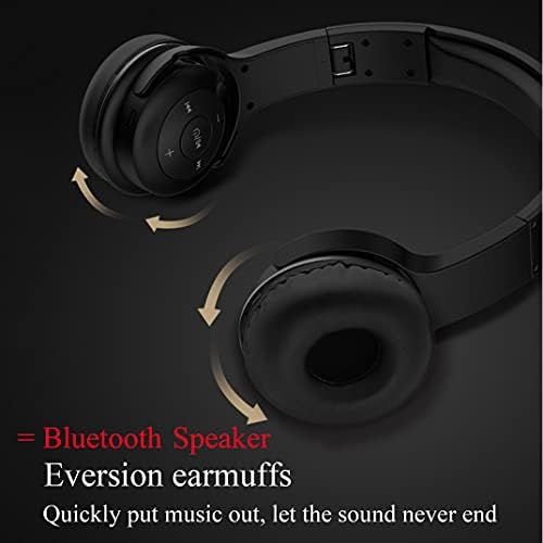 Активна бучава Откажување на Bluetooth Слушалки 2 во 1 звучник за звук со безжични слушалки за безжични баси со микрофон над уво удобни