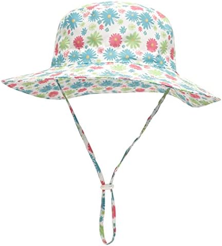 Бебе лето визир капа за заштита од сонце, детска плажа капа за кофи со сончање на капа