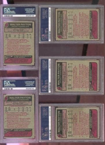 1977 Топпс 360 Волтер Пејтон ПСА 5 оценета фудбалска картичка NFL 1000 мечки на дворот - непотпишани фудбалски картички