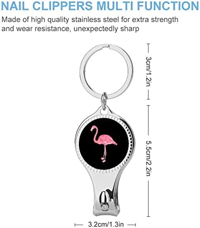 Розова Фламинго Птица Ноктите На Прстите И Ноктите Машинка Метал Ноктите Машини Секачи Ноктите Со Шише Отворач Клучеви