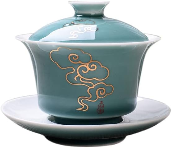 Напреден obsidian чај Tureen 150ml Кунгфу чај, сет, кинески кунг фу, цвет Гаиван пуер котел, loversубители на чајници мора да имаат