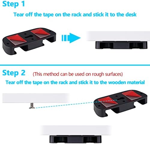 Плејвитал Цврсто црно контролор на контролорот штанд за PS5, под контролорот на бирото за PS5