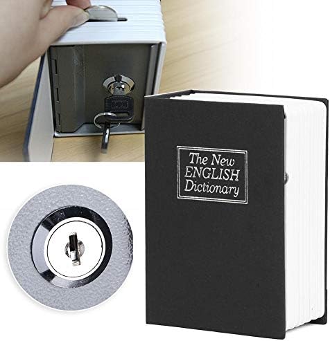 Безбедна Кутија, Мини Симулација Книга Безбедно Складирање Кутија Пари Пари Пари Накит Безбедност Заклучување Случај Со Клучеви