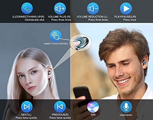 Работи од Volt Plus Tech Volt Plus Tech Wireless V5.0 Bluetooth Earbuds компатибилни со Samsung Galaxy A32 5G LED дисплеј, MIC