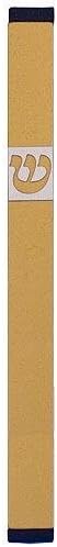 Baltinester Agayof Long Edgy Mezuzah со Shin Cutout 1,5 x 16 cm - злато