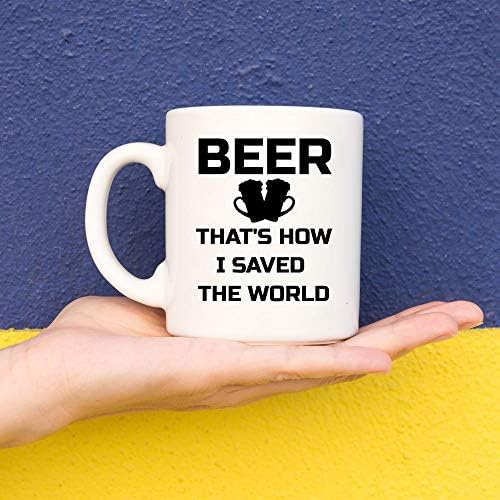 Пиво чаша за пиво - пиво Како зачуван свет - смешно алкохолно алкохолно пиење пијан смешни чаши чаши