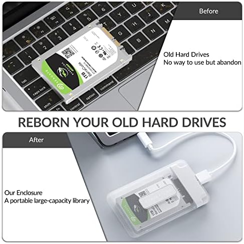 Хард Диск Комплет 2.5, HDD SSD Комплет Алатка-Бесплатно, КОМПЛЕТ USB 7-9, 5 мм, Надворешен Хард Диск Комплет Безбедно Брзо 5Gbps UASP, 2.5