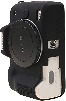 М50 Силиконски Капак, Тујунг Гумени Силиконски Камера Случај Покрие Кожата За Канон ЕОС М50 Дигитална Камера, Црна