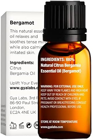 Бергамот масло за раст на косата и масло од мудрец за сет на кожа - чисто терапевтско одделение есенцијални масла - 2x10ml - лаборатории