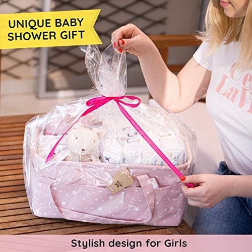 Организатор На Бебешка Пелена стархуг-Кошница За Туширање За Бебиња | Голема Корпа За Складирање Расадник За Менување Маса | Торба