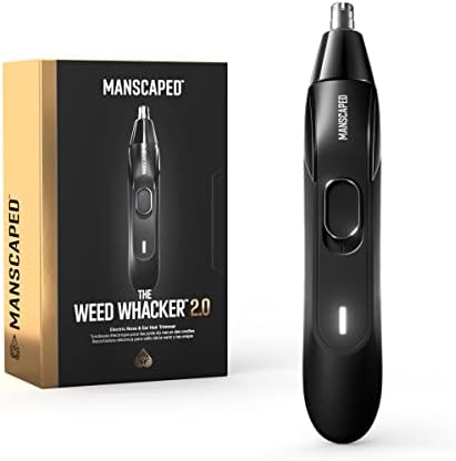 MANSCAPED® Weed Whacker® 2.0 Електричен нос &засилувач; Тример За Коса За Уши-Прецизна Алатка од 7.000 ВРТЕЖИ во МИНУТА Со Батерија