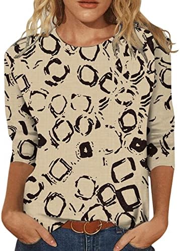 Плус Големина Блузи За Жени Облечени Обични Леопард Печатени Туника Врвни Кошули Гроздобер Блуза