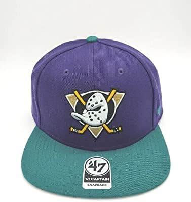'47 Бренд Сигурен шут Капетан прилагодлив капа - NHL, структурирана 6 -панел, рамна капа за бејзбол Бил