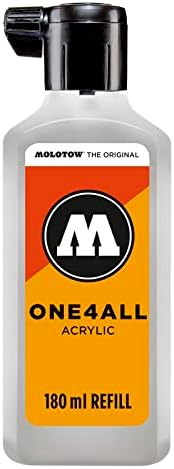 Molotow One4All акрилна боја Пополнете One4All Marker за боја, лагуна сина, шише од 180мл, по 1 секој