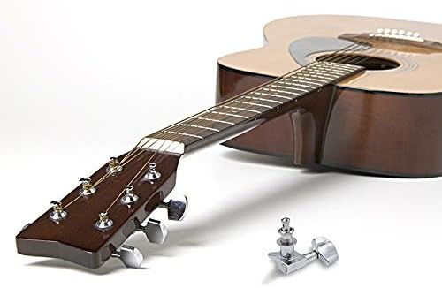 DGQ 3L3R 6 парчиња Акустична гитара жица за подесување на штипки за машини за копчиња за подесување на копчињата за подесување на прилози за