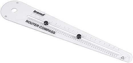 Тренд рутер компас за прецизно сечење на кругот и лак, r/compass/a