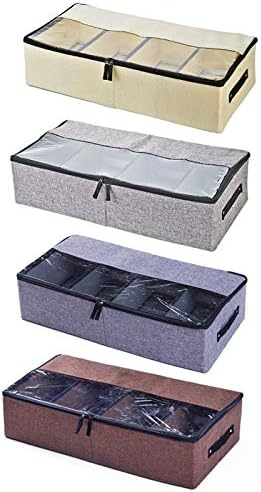Anncus Транспарентно покритие хард решетка кутија за чување пластика за складирање чевли за складирање чизми за складирање на кутии за складирање -