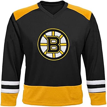 OuterStuff Boston Bruins Toddler големини 2T-4T Тимски лого Jerseyерси кошула