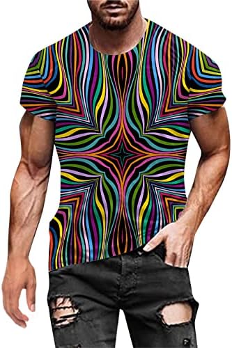 Најдобри кошули за мажи кои трчаат околу горната пролетна блуза со кратки врат маица со маичка за машка маица печатена машка машка блуза