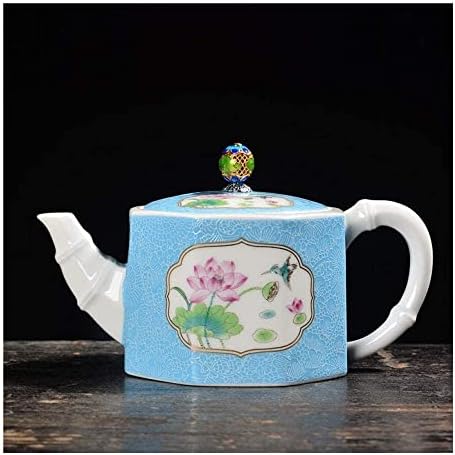Модерни Чајници Чајник Со Цедалка Цвет Чајник Керамички Тенџере Со Пастелна Боја Чај Сет Чај Со Филтер Црн Чај Едно Тенџере Е360мл Чајници
