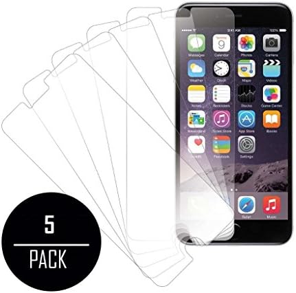 Etech Колекција 5 Пакет Кристално Јасни Заштитници На Екранот за Apple iPhone 6s плус и iPhone 6 плус 5,5 Инчи Модел, ATT, T-Mobile, Sprint, Verizon