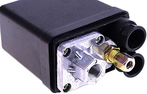 Контролен вентил за контрола на притисок на компресорот на компресорот со топла должност на воздухот 90 psi -120 psi црна 1 парчиња