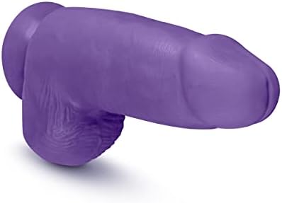Руменило Au Naturel Chub - долг 10 инчи - дебел 3 дебел дилдо - ултра мека сенза чувствува двојна густина за удобност - вшмукување чаша за слободна игра - секс играчка за мажи ж