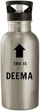 Производи од Моландра Ова е Deema - 20oz шише со вода од не'рѓосувачки челик, сребро